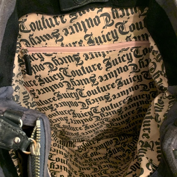 Juicy couture sequin stripe velour bag. Large - Picture 3 of 4